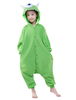 Vert de Costume Carnaval Kigurumi Carnaval flanelle animaux yeux Onesie vêtements Déguisements Halloween