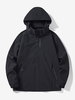 Veste à capuche décontracté homme zippée en polyester Smart