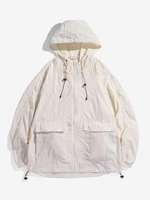 Veste À Capuche Homme Protection Solaire Poches Sport Décontracté Confortable