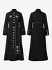 Veste Cape Médiévale Rétro Vintage Pirate Magicien Déguisement Vintage
