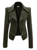 Veste femmes 2021 Noir Veste de moto Manche longue zip Veste de cyclist