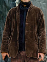 Veste Homme Boutons Polyester Moderne
