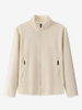 Veste Polaire Homme Unicolore Manteau Chaud Hiver Poche À Glissière Éclaire