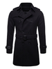 Vestes et manteaux Hommes Manteaux Hommes Collier Collier Artwork Casual Black Smart