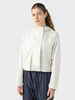 Vestes pour femmes col rabattu fermeture éclair veste blanche décontractée chic pour femmes
