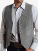 Vestes Pour Hommes Décontracté Gris Vert Moderne Bouton Poches