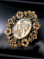Vintage Broches Mariage Mariage Strass Bijoux Femmes
