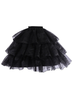 Violence noire Lolita Jupons Support 3 Niveau Lolita Jupon Déguisements Halloween