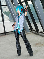 Vocaloid Hatsune Miku Déguisements Halloween Cosplay Costume Version garçon Déguisements Halloween