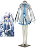 Vocaloid neige Miku Halloween Cosplay Costume 65 pour cent coton 35 pour cent térylène Halloween