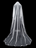 Voile Accessoire 1 couche en tulle avec perles forme d