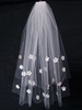 Voile Accessoire 2 couches en tulle avec fleur classique