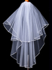 Voile Accessoire 2 couches en tulle avec perles classique