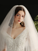 Voile de mariage à trois niveaux en tulle Voile de mariée classiques