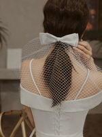 Voile de mariage arcs à un niveau Tulle coupe bord voile de mariée classique