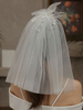 Voile de mariage arcs à un niveau Tulle coupe bord voile de mariée classique