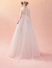 Voile de mariage cathédrale cascade dentelle glands Applique Tulle One Tier longues voiles de mariée