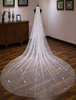 Voile de mariage Longue cascade détoiles de la cathédrale