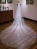 Voile de mariage longue cathédrale de voile voile de mariée