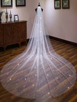 Voile de mariage longue cathédrale de voile voile de mariée
