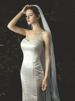 Voile de mariage Voile de mariée en tulle à un niveau