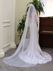 Voile de mariée blanche longue accessoire de mariage