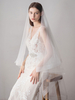 Voile de mariée en tulle ivoire un étage voile de mariée