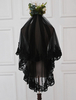 Voile de mariée noir