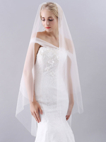Voile de mariée Voile de mariée à deux niveaux