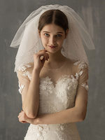 Voile de mariée Voile de mariée classique à six niveaux