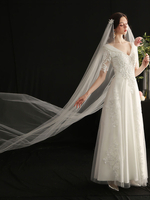 Voile de mariée Voile de mariée en cascade