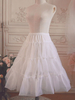 Voile Lolita Petticoat Jupe De Jupon Lolita Blanc Plissé Déguisements Halloween