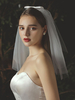 Voiles de mariage Voile de mariée classique à trois niveaux avec arcs en tulle