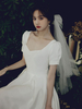 Voiles de mariage Voile de mariée classique avec arcs à un niveau