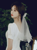 Voiles de mariage Voile de mariée classique en tulle à deux niveaux