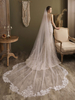 Voiles de mariage Voiles de dentelle Voile de mariée cascade à un niveau