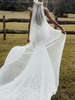 Voiles de mariage Voiles de mariée classiques en dentelle à un niveau