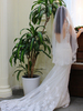 Voiles de mariage Voiles de mariée ovales en tulle à un niveau