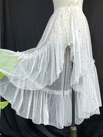 Volants Paillettes Lolita SK Blanc Lolita Jupes