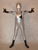 Vêtement de zentai beau combinaison enveloppé unisexe brillant imprimé superhéros pour enfants Déguisements Halloween