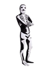 Vêtement de zentai combinaison enveloppé imprimé squelette Déguisements Halloween