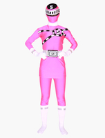 Vêtement de zentai de Power Rangers en lycra Déguisements Halloween