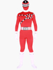Vêtement de zentai de Power Rangers en lycra Déguisements Halloween