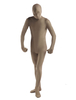 Vêtement de zentai olive unicolore enveloppé Déguisements Halloween