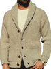 Vêtements Cardigan Pulls Hommes Cardigans Casuel À Capuche Manches Longues Kaki Confortable