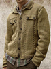 Vêtements Cardigan Pulls Hommes Cardigans Casuel Manches Longues Olive À La Mode