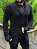 Vêtements Cardigan Pulls Hommes Casuel Manches Longues Noir Confortable Chic