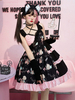 Vêtements didole Lolita JSK robe Neverland motif imprimé floral à volants arcs doux Lolita pull jupes