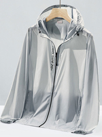 Vêtements de protection solaire à manches longues à capuche pour hommes