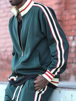 Vêtements de sport de 2 pièces pour hommes Green